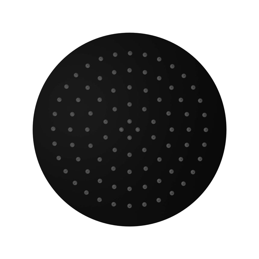 Nero 250mm Round Stainless Steel Shower Head 4 Star Rating Matte Black Shower Nero