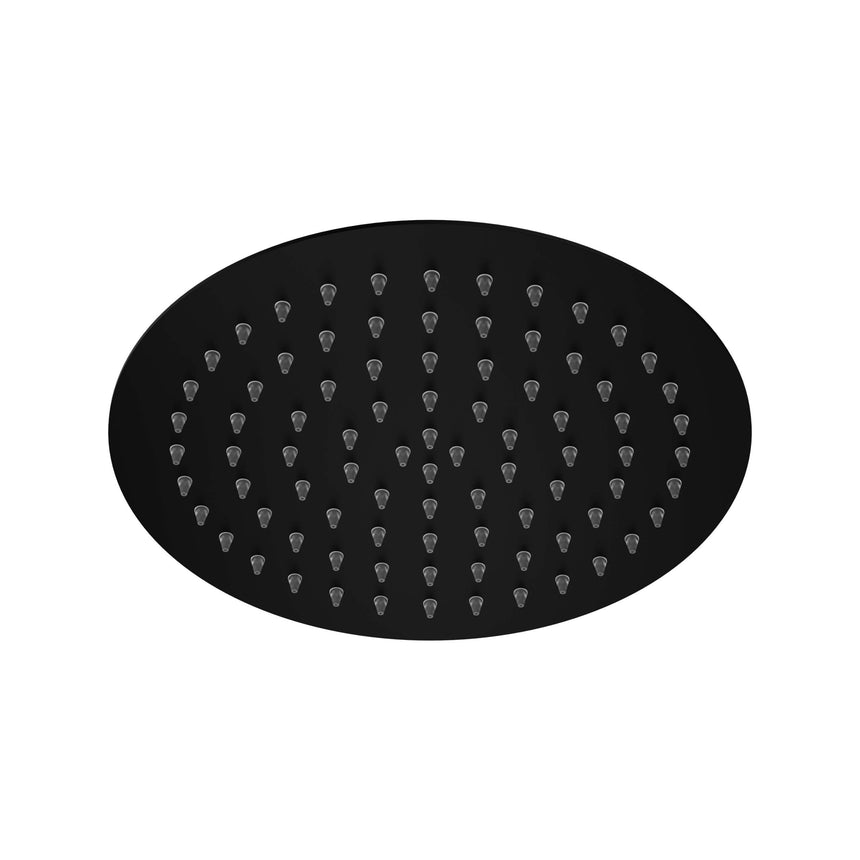 Nero 250mm Round Stainless Steel Shower Head 4 Star Rating Matte Black Shower Nero