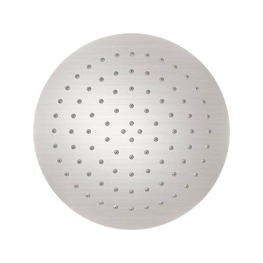 Nero 250mm Round Stainless Steel Shower Head 4 Star Rating Brushed Nickel Shower Nero