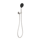 Nero Project Round Shower On Bracket 4 Star Rating Brushed Nickel