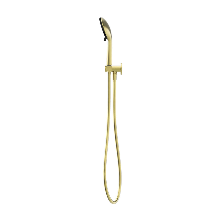 Nero Project Round Shower On Bracket 4 Star Rating Brushed Gold Shower Nero