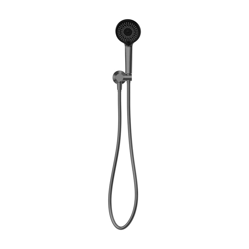 Nero Project Round Shower On Bracket 4 Star Rating Gun Metal Shower Nero