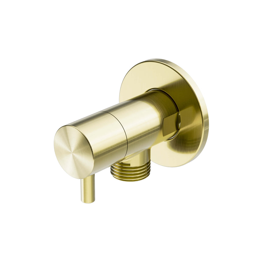 Nero Mini Cistern Stop Brushed Gold Tapware Nero Default Title