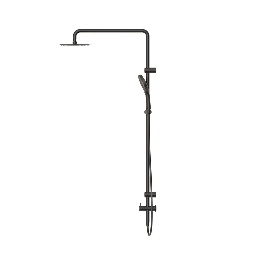 Nero Mecca Care 25mm Grab Rail 900mm Twin Shower Set Matte Black Shower Nero