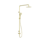 Nero Mecca Care 25mm Grab Rail 900mm Twin Shower Set Brushed Gold