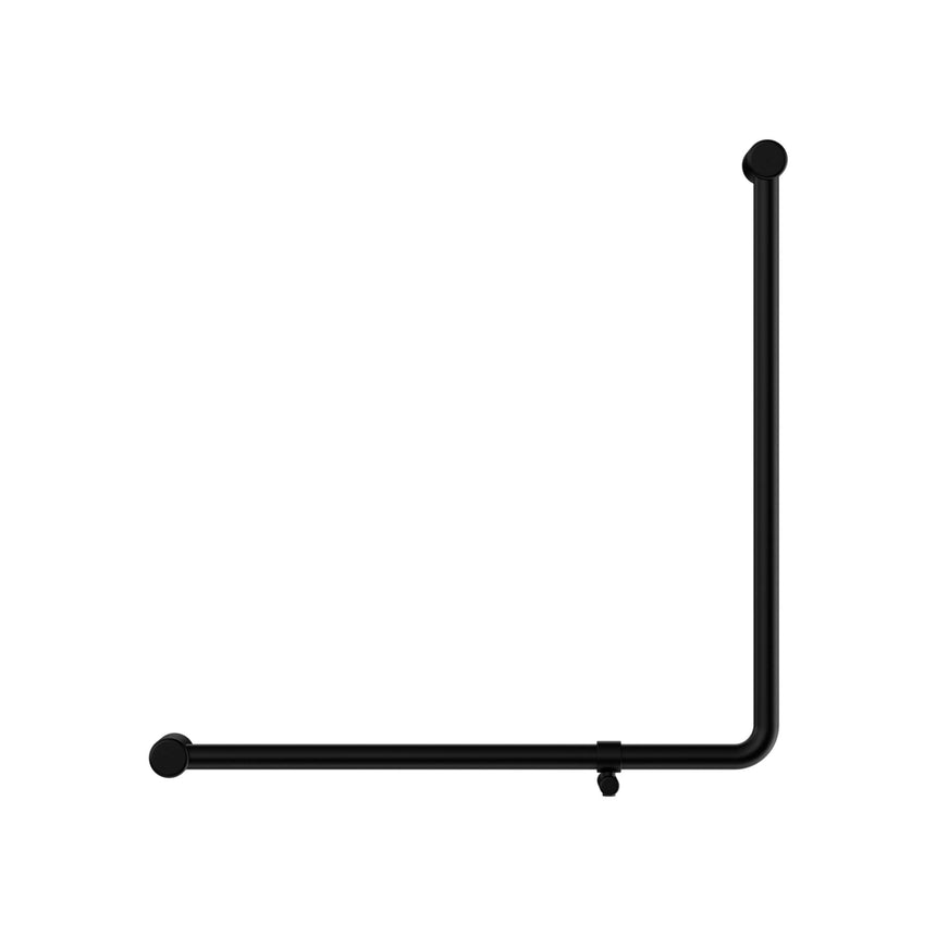 Nero Mecca Care 32mm 90 Degree Bent Tube Grab Rail 750x750mm Matte Black Bathroom Accessories Nero