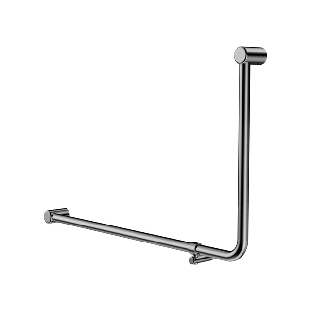 Nero Mecca Care 32mm Dda 90 Degree Bent Tube Grab Rail 600x1000mm Chrome Bathroom Accessories Nero Default Title