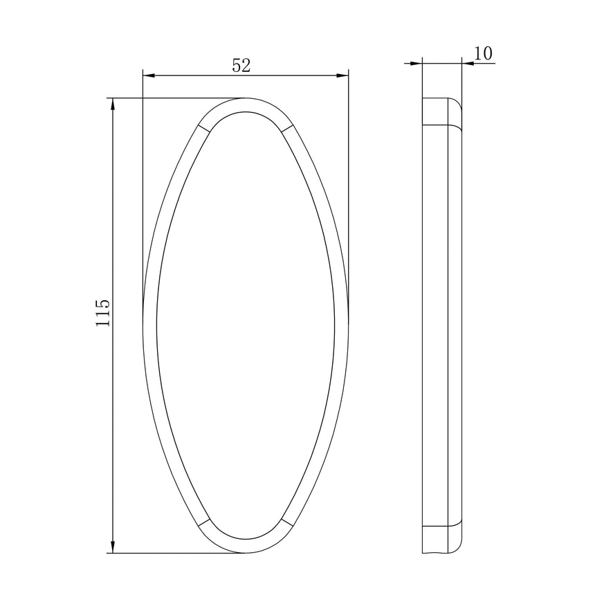 Nero Backrest Removable Wall Cover Plate Brushed Gold Bathroom Accessories Nero