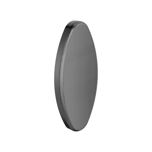 Nero Backrest Removable Wall Cover Plate Gun Metal Bathroom Accessories Nero Default Title