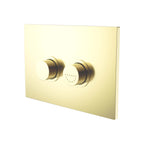 Nero Raised Disabled Care Pneumatic Flush Buttons Plate Dda Compliant Brushed Gold
