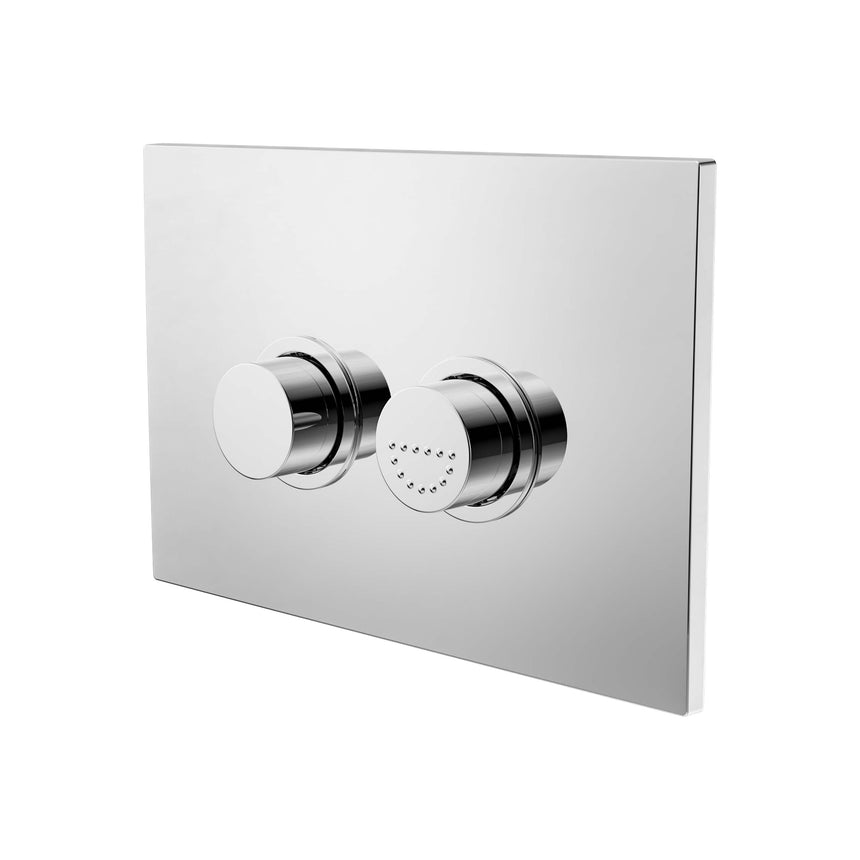 Nero Raised Disabled Care Pneumatic Flush Buttons Plate Dda Compliant Chrome Other Accessories Nero Default Title