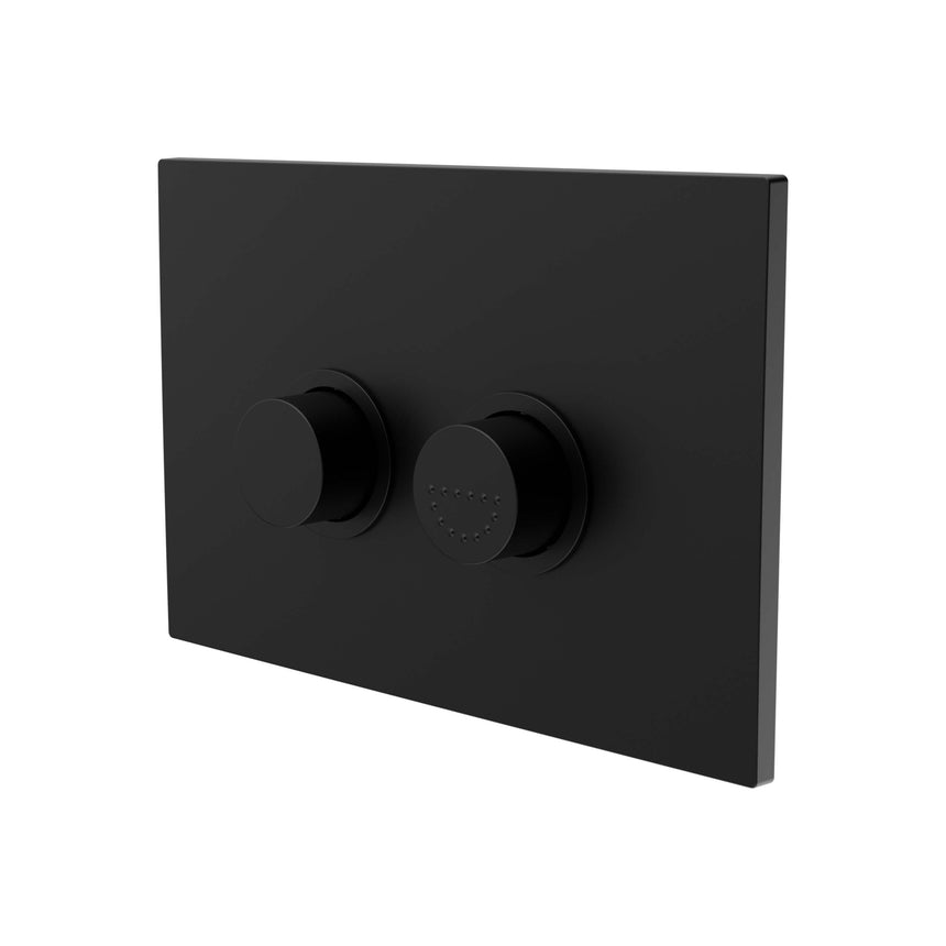 Nero Raised Disabled Care Pneumatic Flush Buttons Plate Dda Compliant Matte Black Other Accessories Nero Default Title