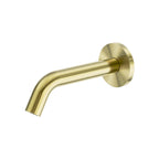 Nero Mecca Wall Mount Sensor Tap 80mm Plate Brushed Gold
