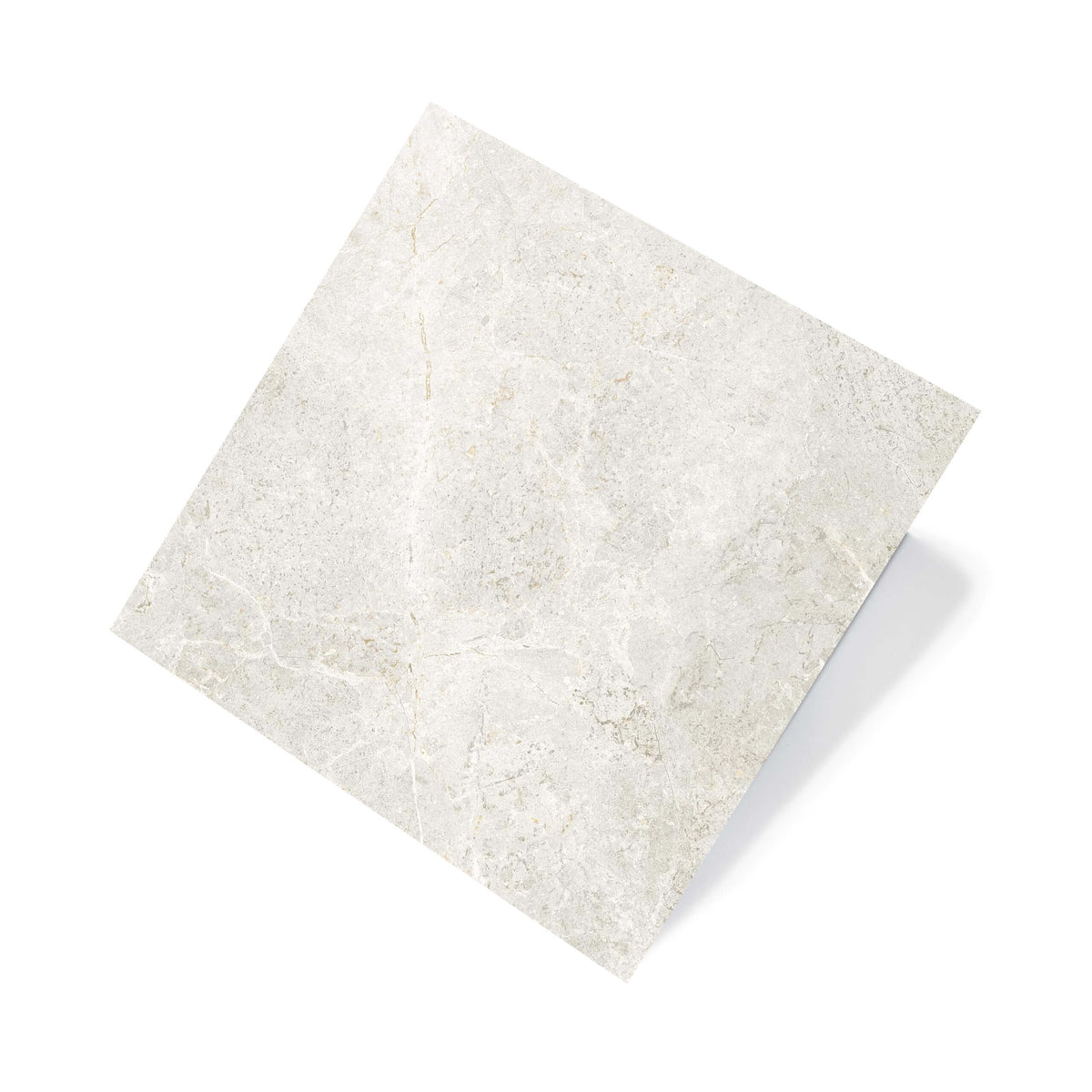 Cosmic 600x600mm grip pearl stone-look porcelain tile by Tilemall with subtle tan veining