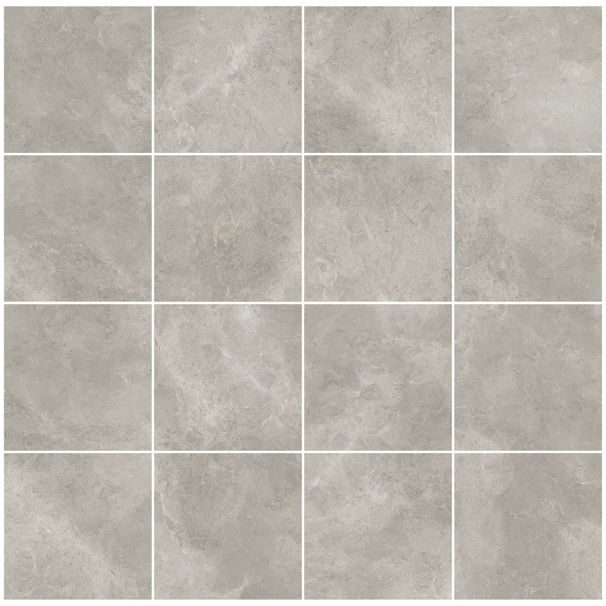 Cosmic 600x600 Matt Silver Stone Look Tiles Tilemall