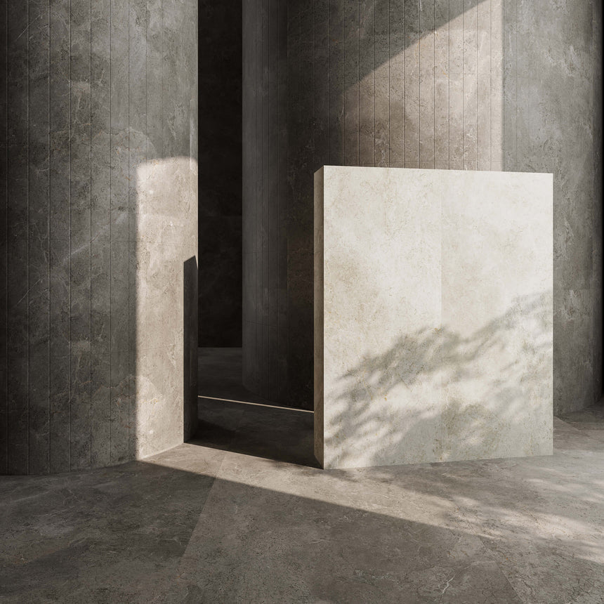 Cosmic 600x600 Matt Smoke Stone Look Tiles Tilemall