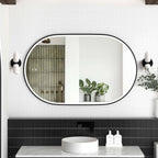 Noosa Metal Frame LED Mirror 900x600 Black