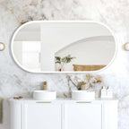 Noosa Metal Frame LED Mirror 1500x750 White