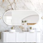 Noosa Metal Frame LED Mirror 1800x750 White