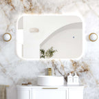 Newport Frameless LED Mirror 900x600 Tuffi Back Lit
