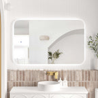 Newport Frameless LED Mirror 1200x750 Tuffi Back Lit