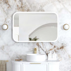 Newport Metal Frame LED Mirror 900x600 White