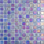 Vidrepur Mosaic Square 25x25mm Glass Gloss Dark Blue