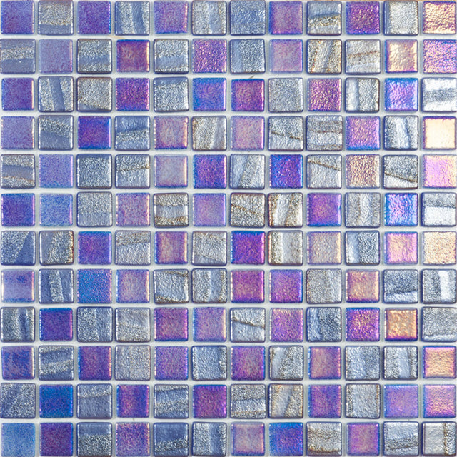 Vidrepur Fusion 25x25 Dark Blue Glass Mosaic Artistic Stone Default Title