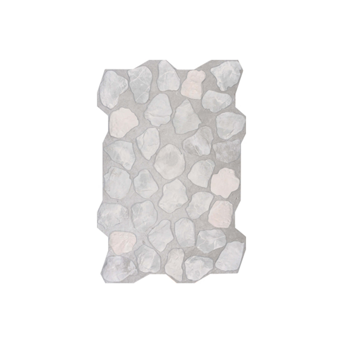 Umbra 600x400mm blanco cladding tile with stone-effect textured surface by Tilemall