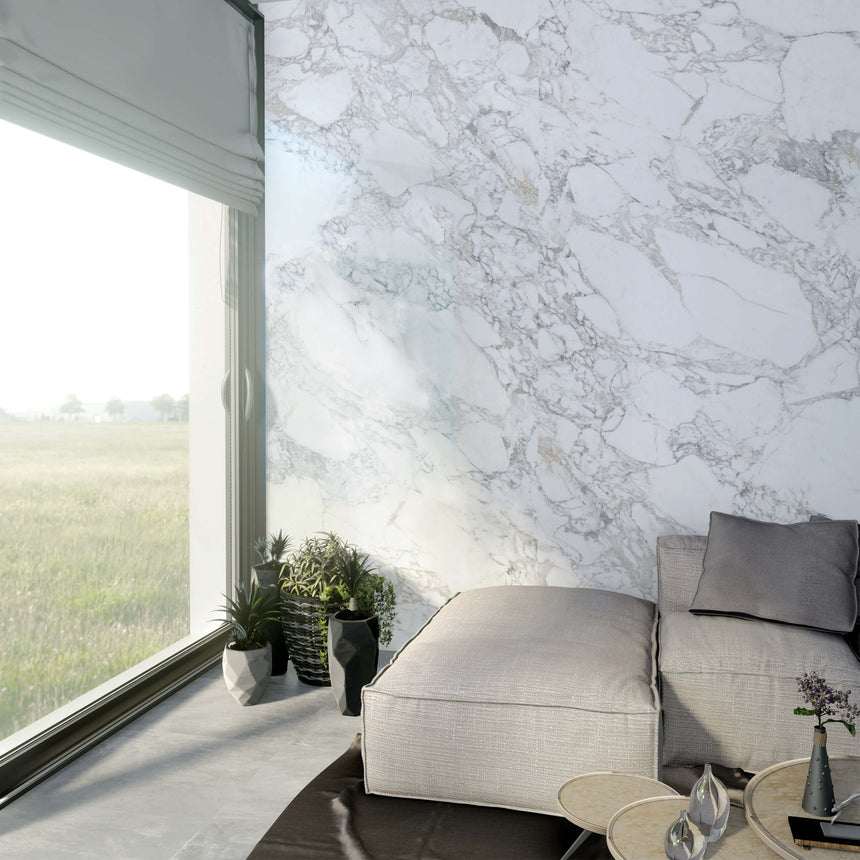 Megaslim Slab Arabescato 2700x1200x6 mm Slab Tilemall