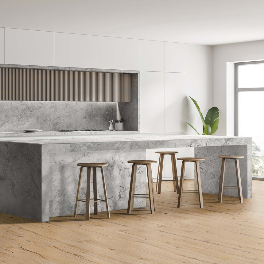 Megaslim Slab Super White Dolomite 2700x1200x6 mm Slab Tilemall