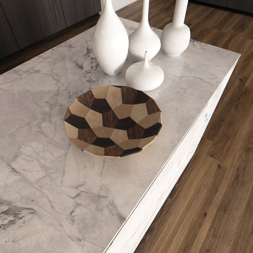 Megaslim Slab Super White Dolomite 2700x1200x6 mm Slab Tilemall