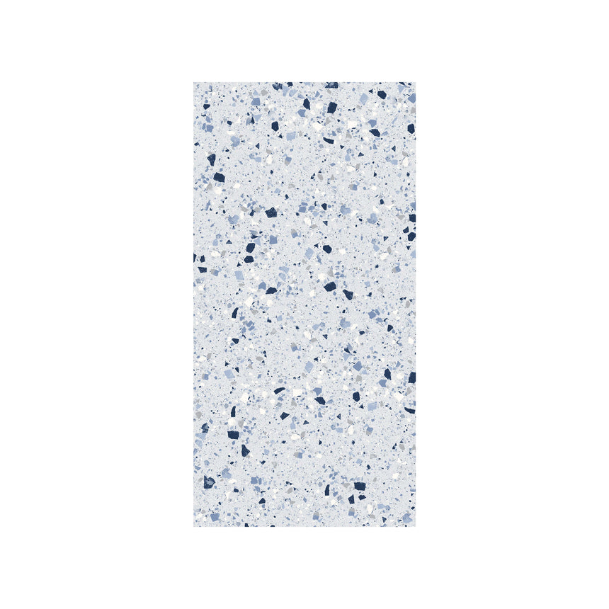 Venice 600x300 Matt Blue Terrazzo Look Tiles Tilemall Default Title
