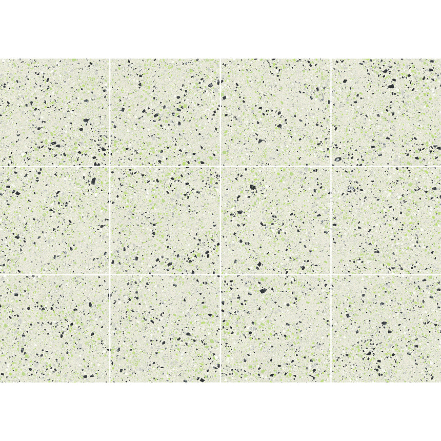 Venice 600x600 Matt Green Terrazzo Look Tiles Tilemall