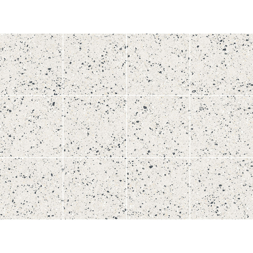 Venice 600x600 Matt Silver Terrazzo Look Tiles Tilemall