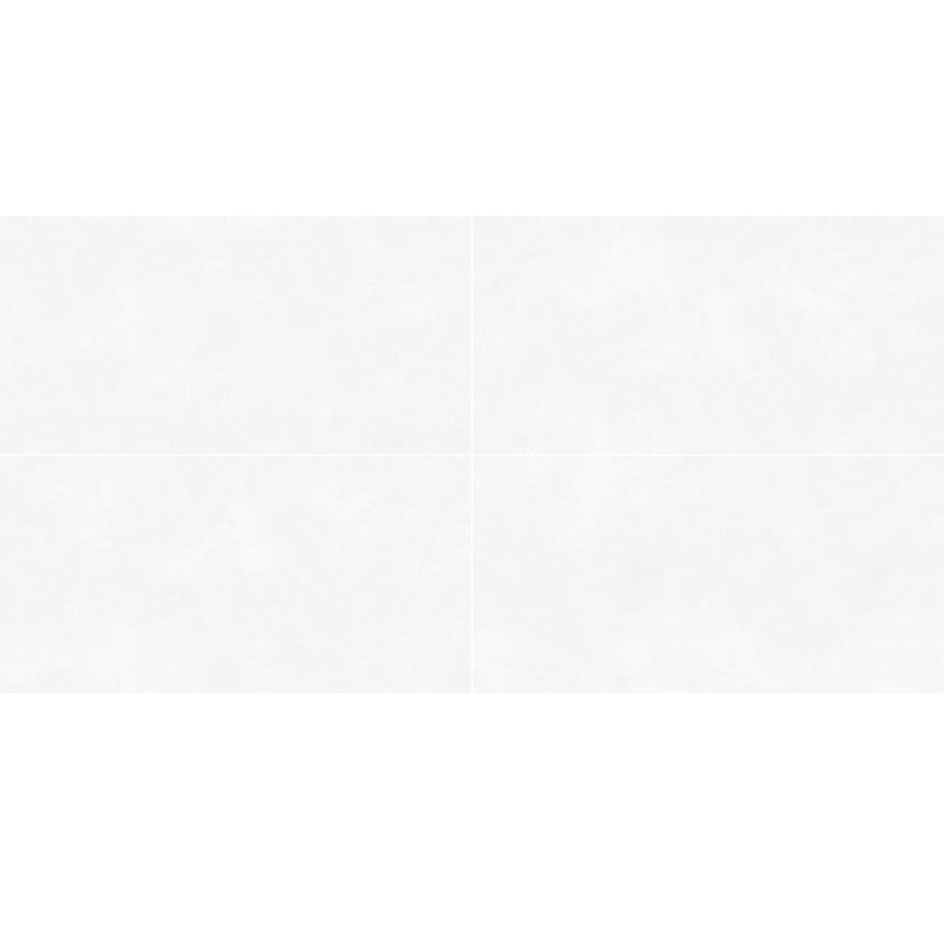 La Vida 1200x600 Matt Super White Concrete Look Tiles Tilemall