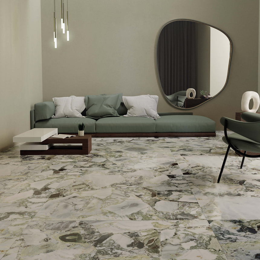 Wonderland 1200x1200 Natural White Beauty Marble Look Tiles Tilemall