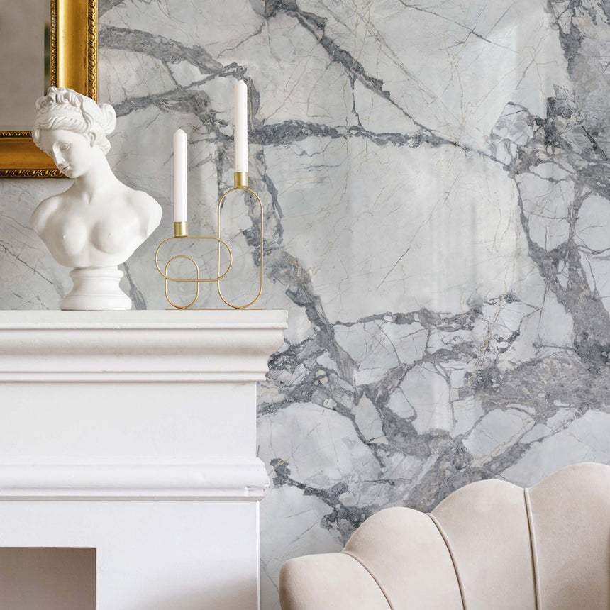 Aurora 1200x600 Natural Invisible Grey Marble Look Tiles Tilemall