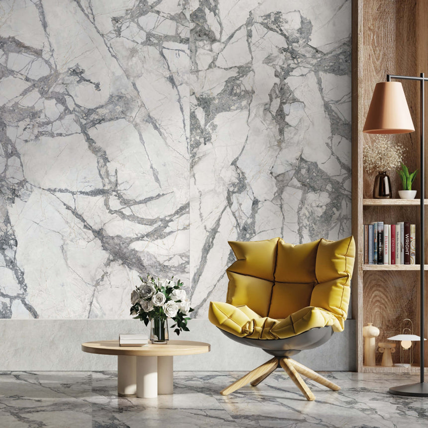 Aurora 600x600 Natural Invisible Grey Marble Look Tiles Tilemall