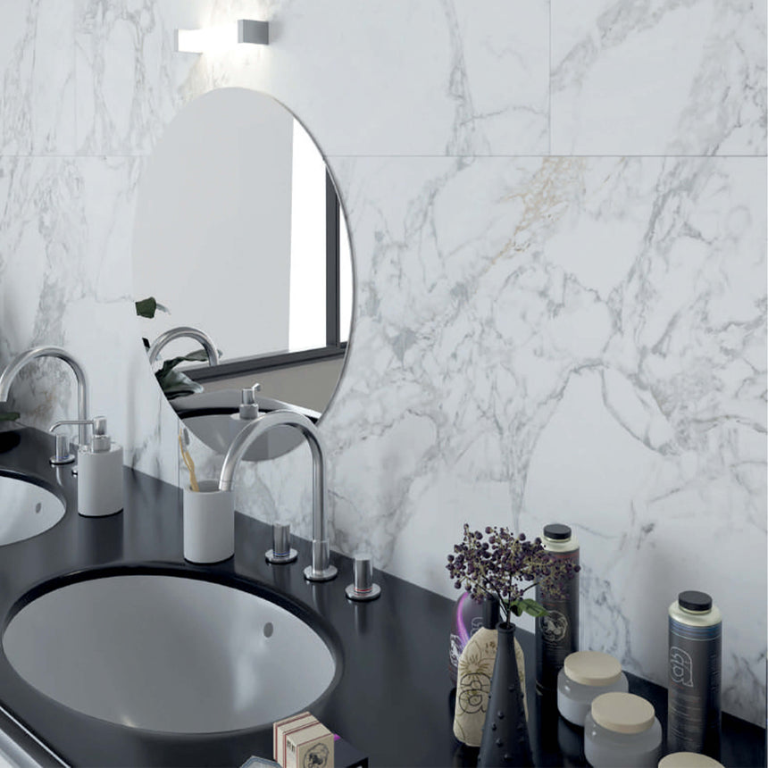 Superb Marble 1200x600 Natural Arabescato Marble Look Tiles Tilemall