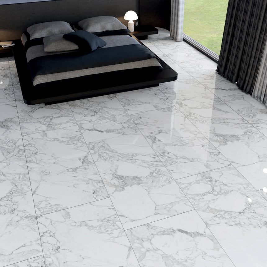 Superb Marble 1200x600 Natural Arabescato Marble Look Tiles Tilemall