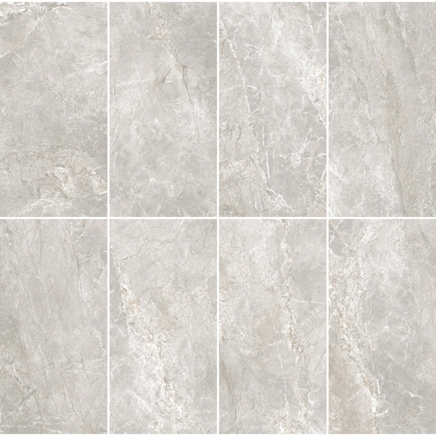 Silver River 1200x600 Matt Grey Marble Look Tiles Tilemall