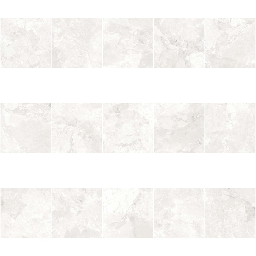 Emperial Stone 600x600 Digital Decoration Glazing Ivory Marble Look Tiles Tilemall