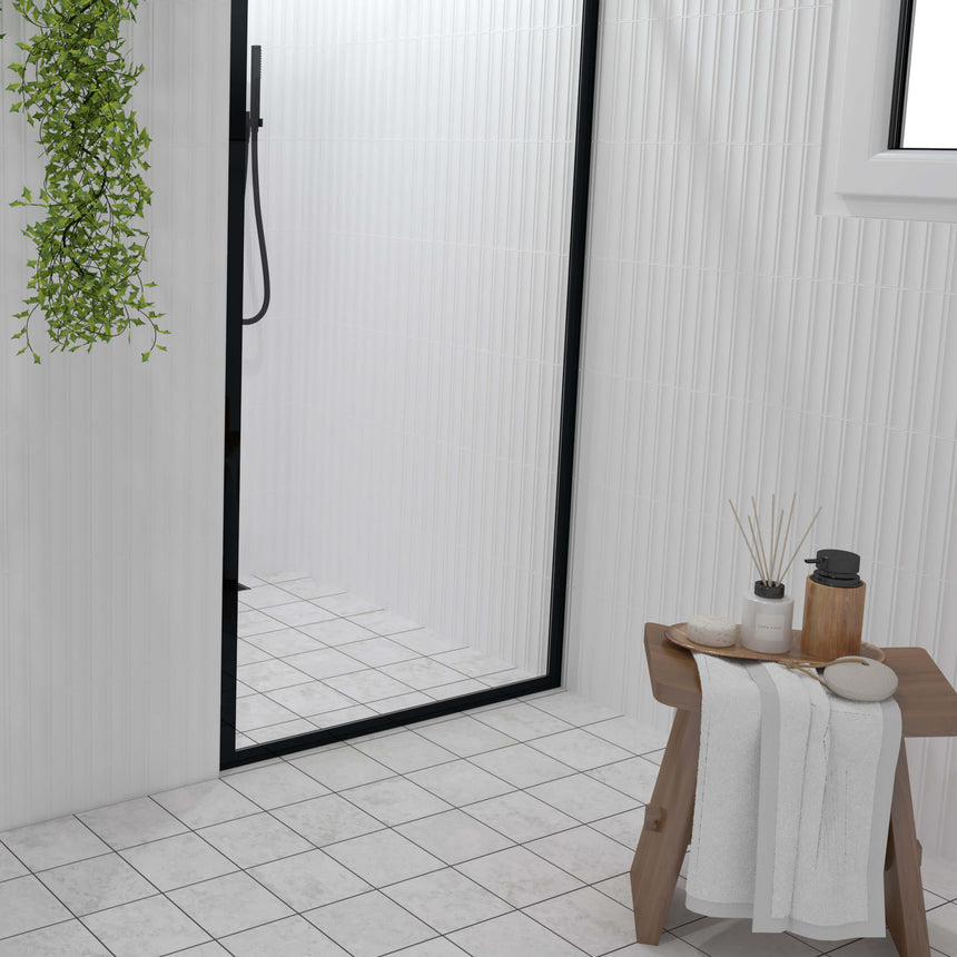 Enjoy 115x231 Matt White Decorative Tiles Tilemall