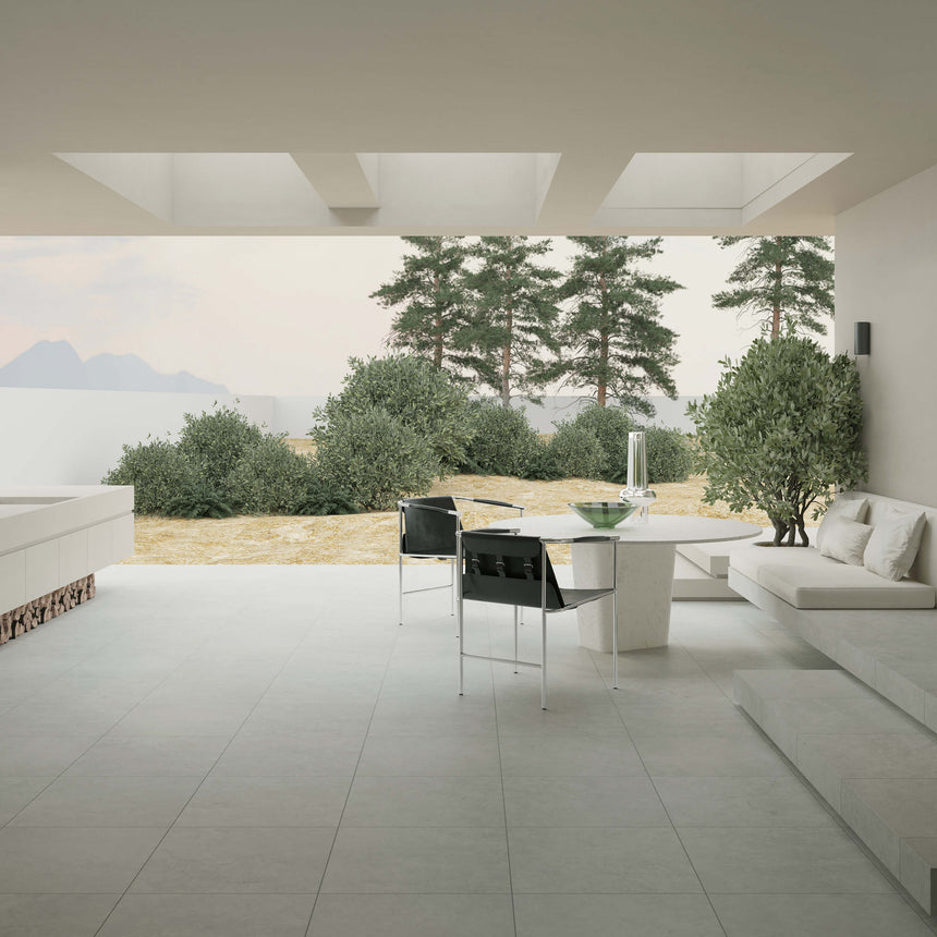 Navona 600x600 Surface Tec Chalk Travertine Look Tiles Tilemall