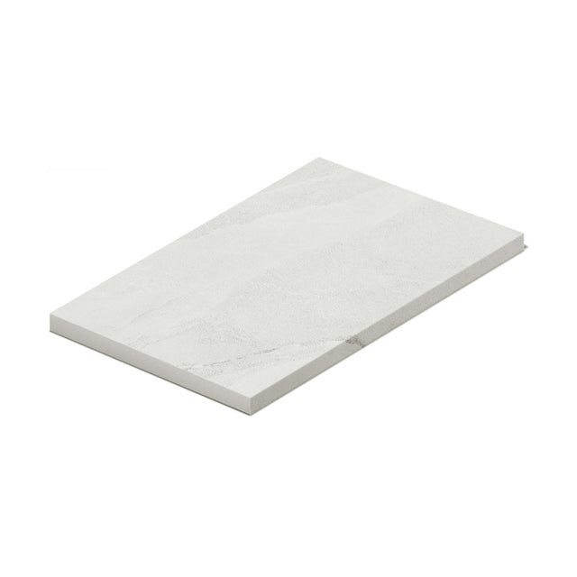 Navona Pencil Edge Bullnose 600x400 Grip Chalk Travertine Look Tiles Tilemall Default Title