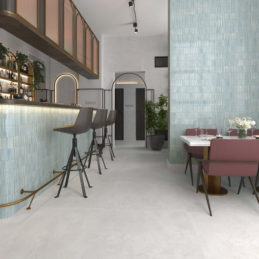 Kit Kat Mosaic 115x231 Gloss Water Porcelain Mosaic Tilemall