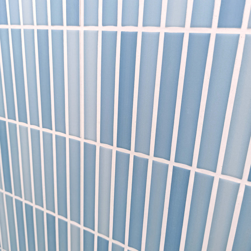 Kit Kat Mosaic 115x231 Matt Sky Porcelain Mosaic Tilemall