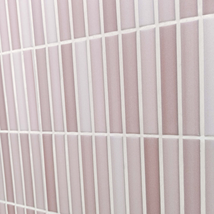 Kit Kat Mosaic 115x231 Matt Lilac Porcelain Mosaic Tilemall