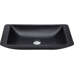 Fienza Classique Stone Basin 600x345x105mm Matte Black